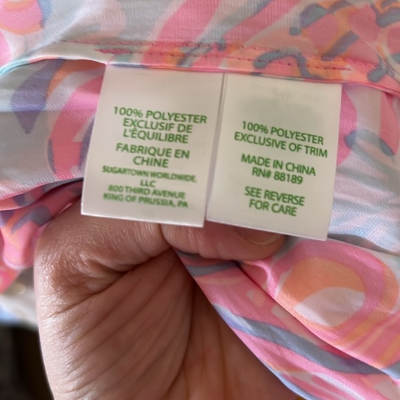 NWT LILLY PULITZER ALANNA DRESS IN TOO MUCH BUBBLY. SIZE MEDIUM. - Picture 6 of 6